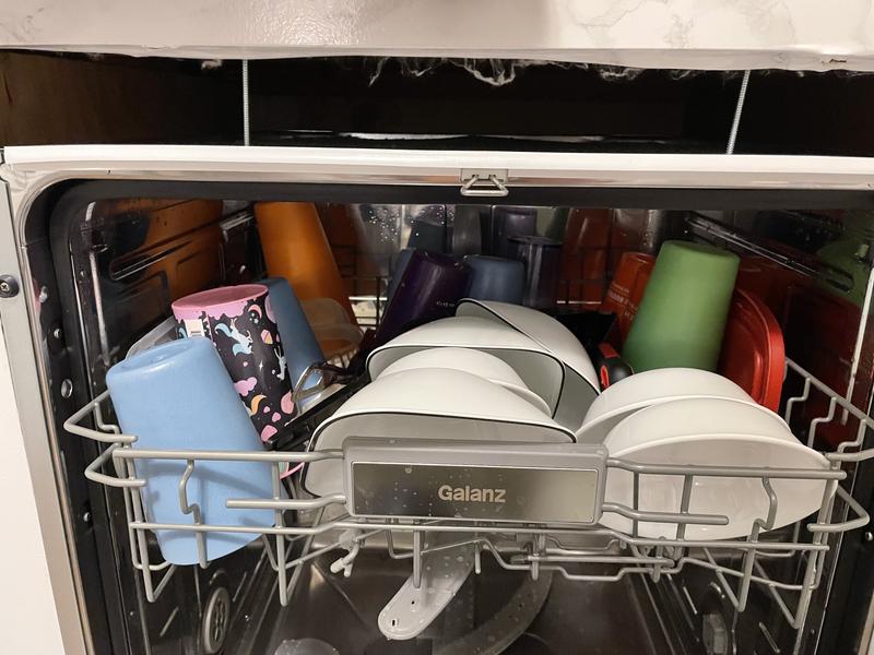  Galanz GLDW09TS2A5A Built in Dishwasher, 9 Place Setting, 18  Inch, 6 Cycles, 3 Options, Stainless Steel : Home & Kitchen