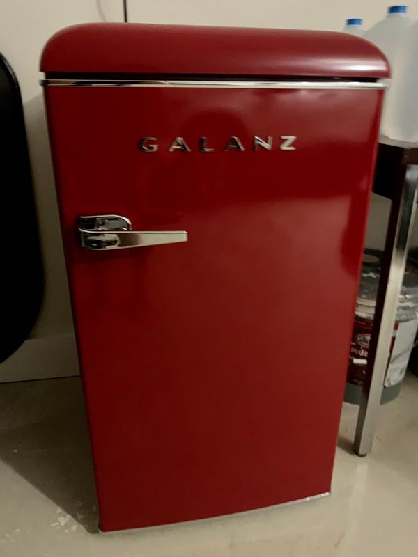 Galanz GLR33MBER10 Retro Refrigerator, 3.3 Cu ft, Blue