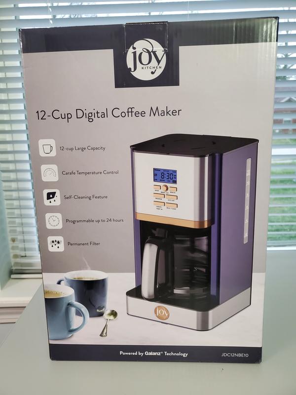 JOY Kitchen 12-Cup Navy Blue Residential Drip Coffee Maker in the Coffee  Makers department at