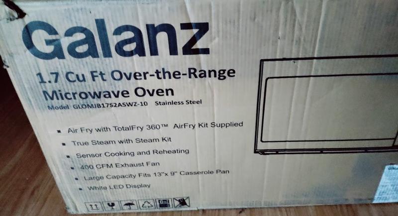 Galanz 1.7-cu ft 1000-Watt Over-the-Range Convection Microwave