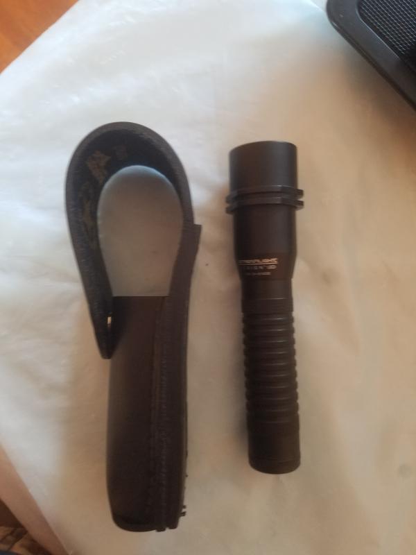 streamlight strion flashlight holster Tactical access design Boston Leather Streamlight Strion Leather