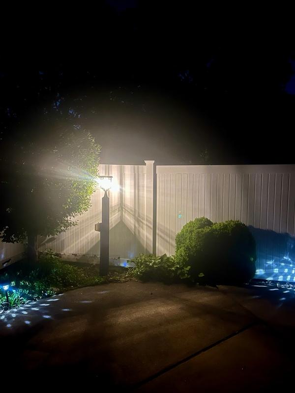 Prairie Bulb Solar Post Light | Rustic Design with Wall, Pier