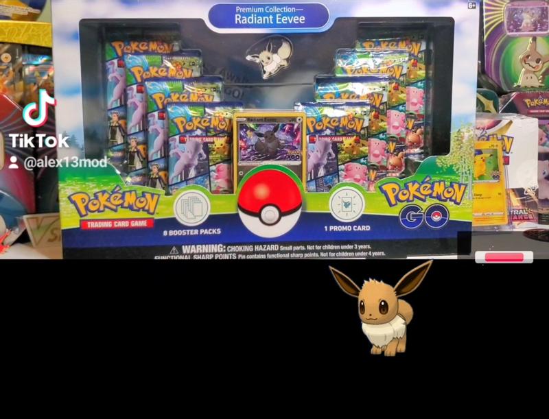 Radiant Eevee プレミアムコレクション Pokemon GO Radiant Eevee Premium Collection
