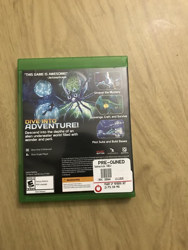 subnautica xbox one gamestop