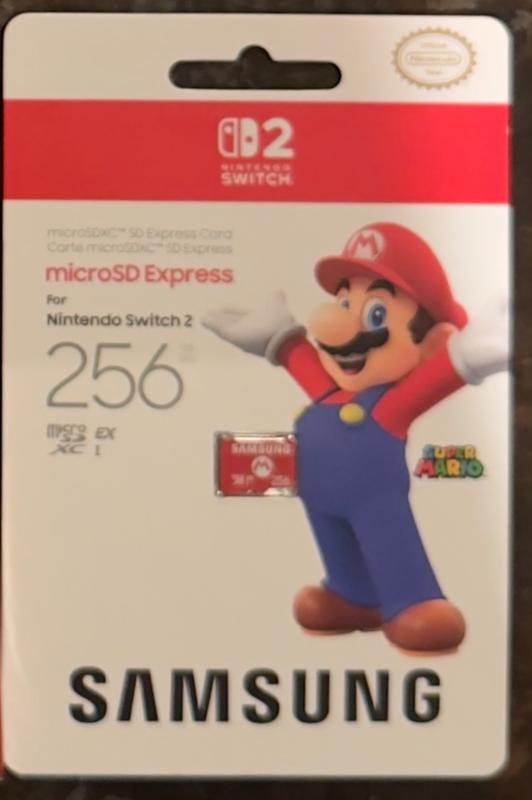 任天堂 - microSD Express forNintendoswitch2 256GB Samsung microSD Express Card – 256GB for Nintendo Switch™ 2