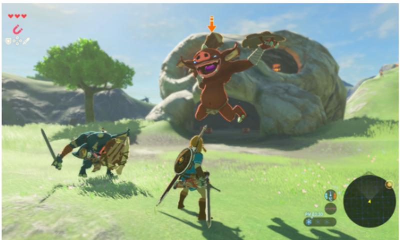 breath of the wild used gamestop