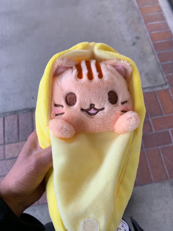 bananya cat plush gamestop