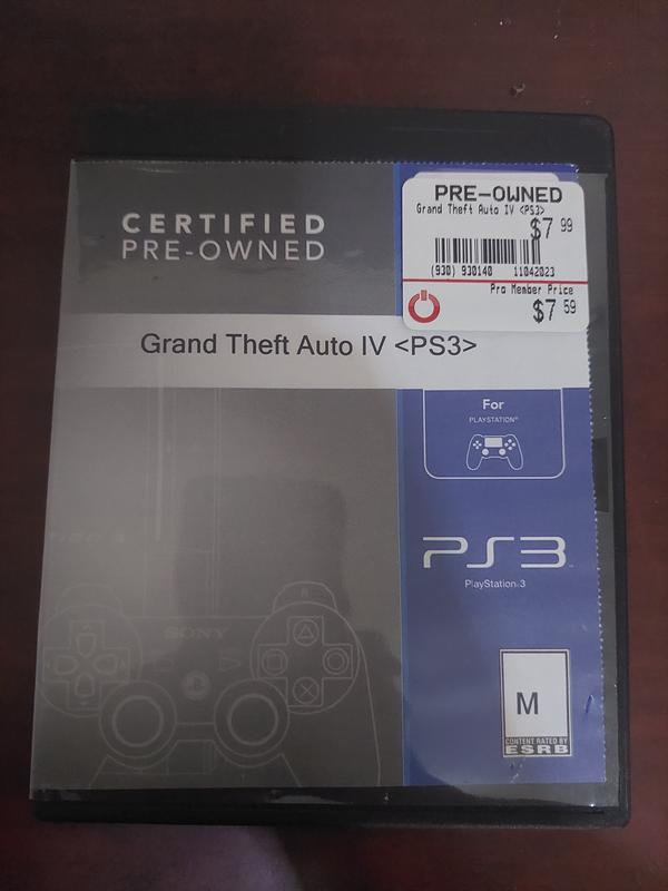 Grand Theft Auto IV PlayStation Rockstar Games GameStop