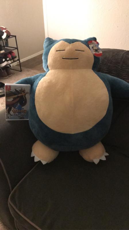 snorlax plush backpack gamestop