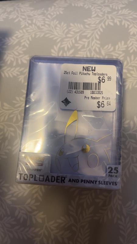 Ultra Pro Pokemon Pikachu Foil Toploaders 25-Count | GameStop