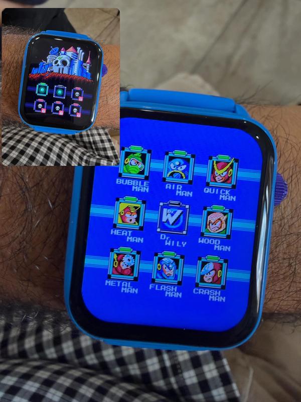 Mega Man: My Play Watch Digital Gaming Watch GameStop Exclusive