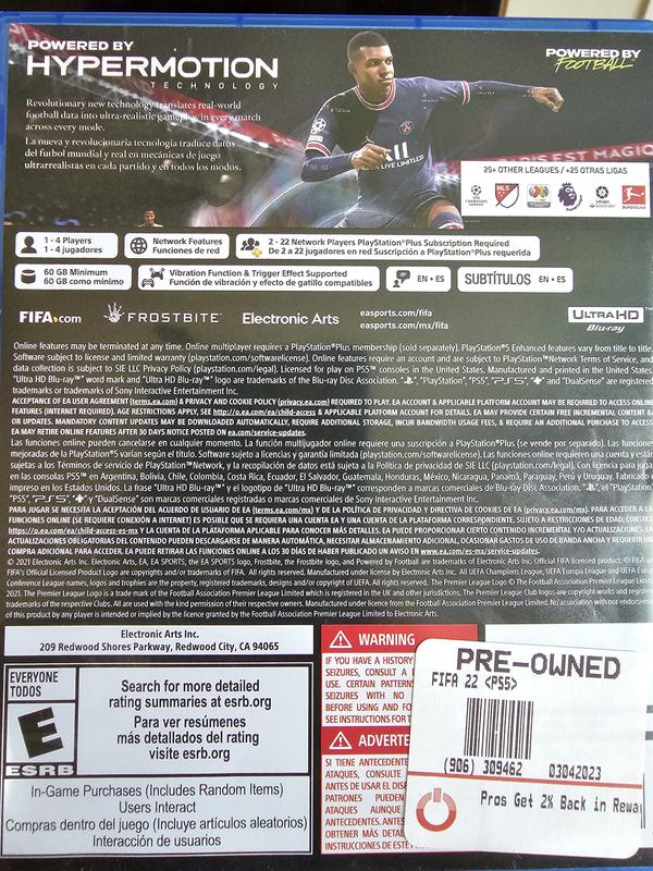 FIFA 22 - PS4 | PlayStation 4 | GameStop