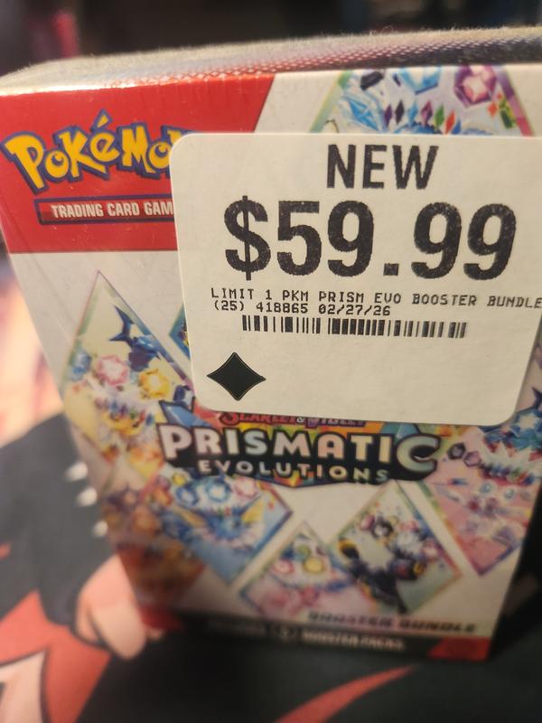 gamestop prismatic evolutions booster box Pokemon TCG Scarlet & Violet 8.5 Surprise : Toys & Games See also our other Prismatic Evolution products. Pokemon Trading Card Game Prismatic