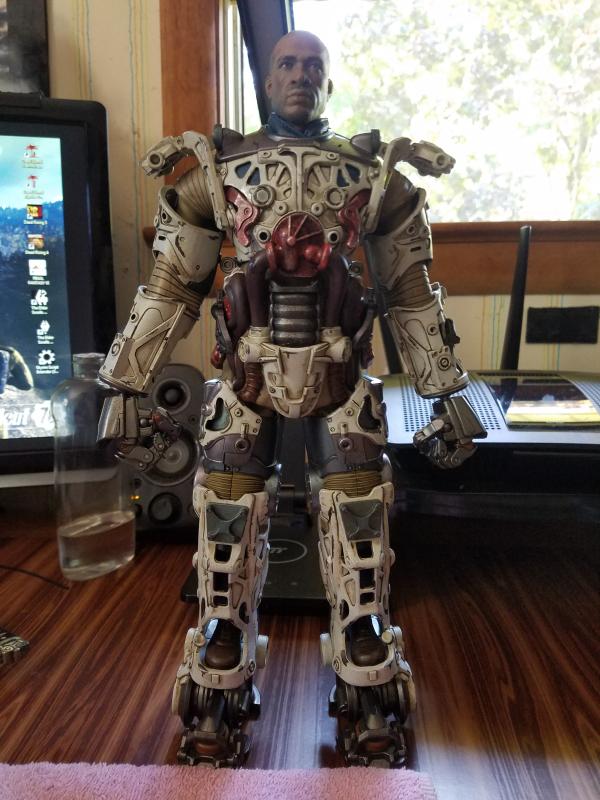 fallout power armor figure gamestop