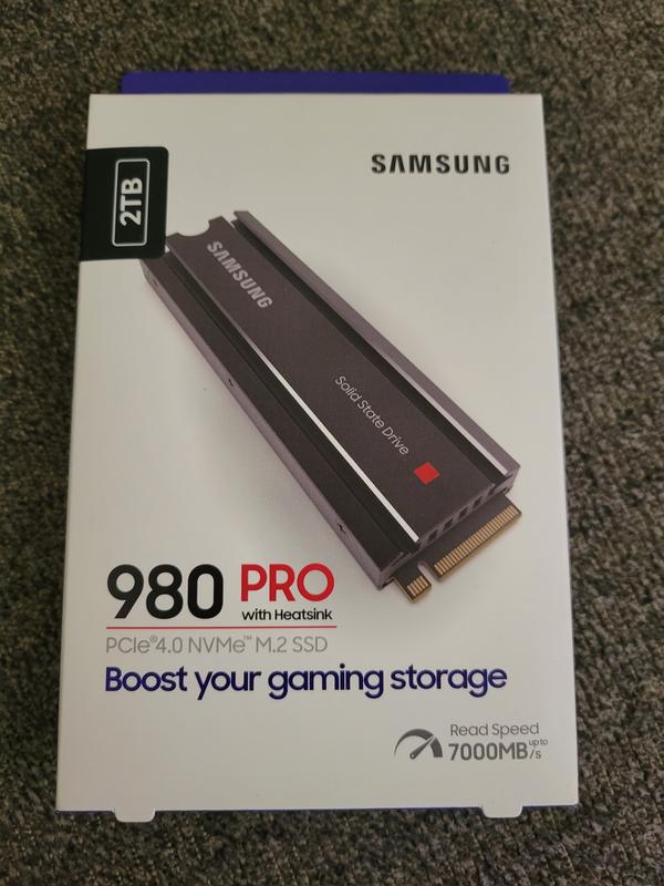 Samsung 980 PRO 2TB PCIe 4.0 NVMe M.2 Internal V-NAND Solid State