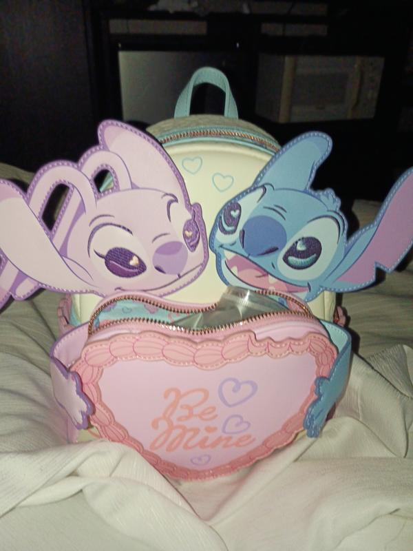 Loungefly Disney Stitch and Angel Be Mine Mini Backpack  display picture 1