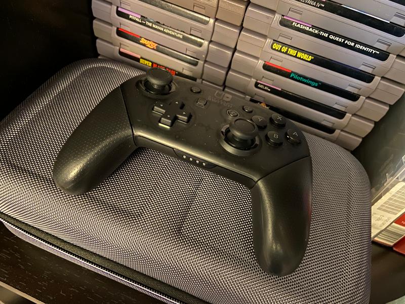 Nintendo Switch &Pro Controller 黒 Nintendo Switch Pro Controller, Black, Wireless, Ergonomic Design