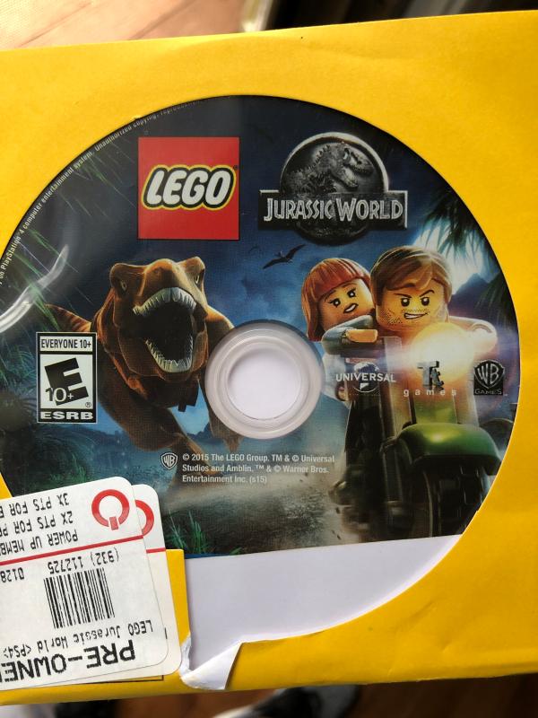 lego jurassic world ps4 gamestop