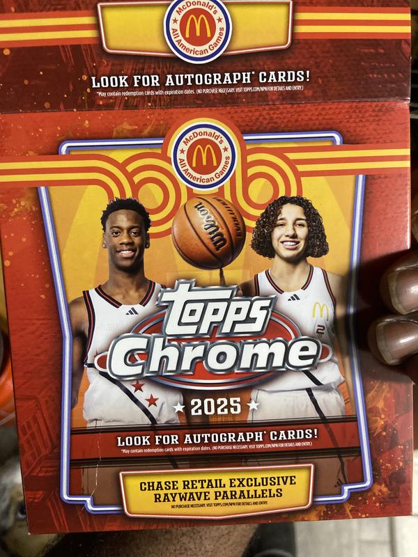 2025 Topps NCAA McDonald's All American Chrome Mega Box | GameStop