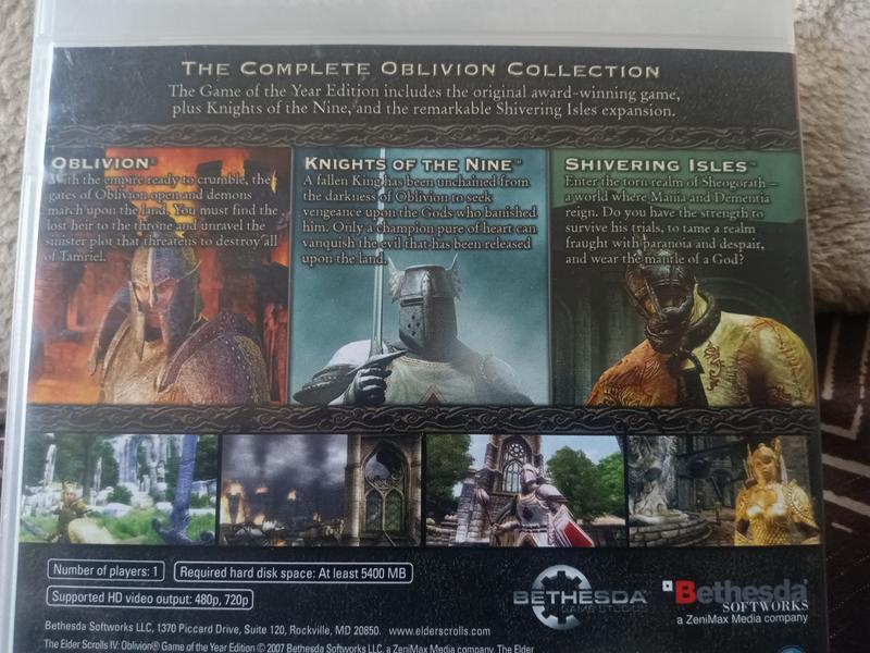 The Elder Scrolls IV: Oblivion Game Of The Year Edition
