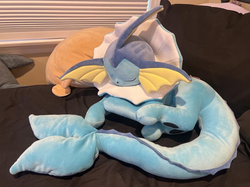 2025 Jazwares Pokémon 18-in Sleeping Vaporeon Soft Brand New w/ Tags
