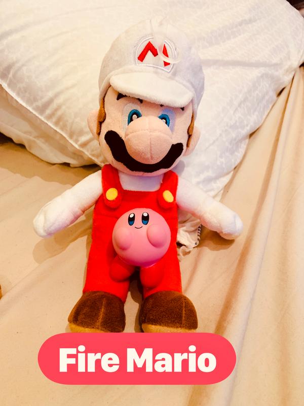 fire mario plush