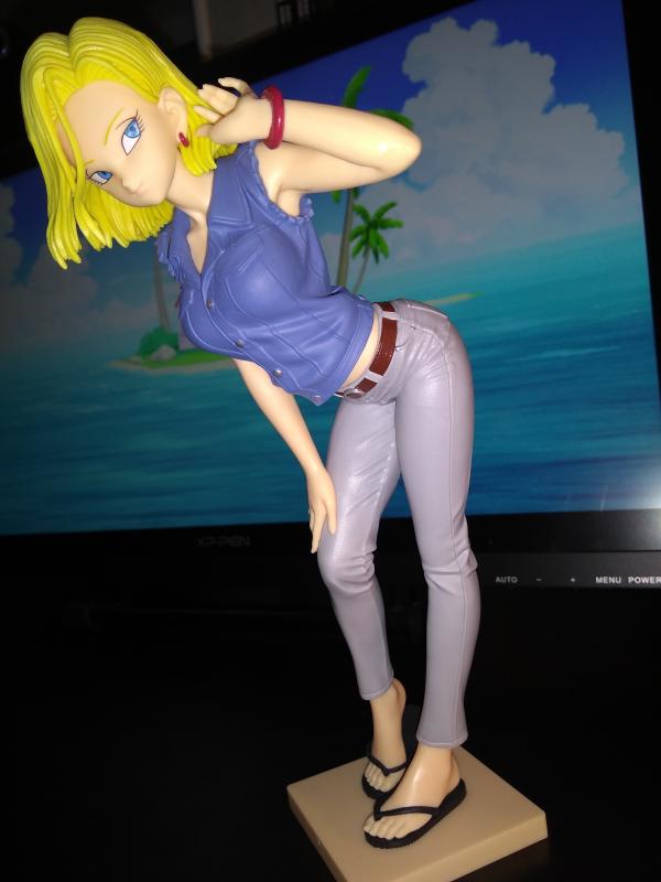 Dragon Ball Z Android No 18 Ii Glitter And Glamours Version 1 Statue Gamestop