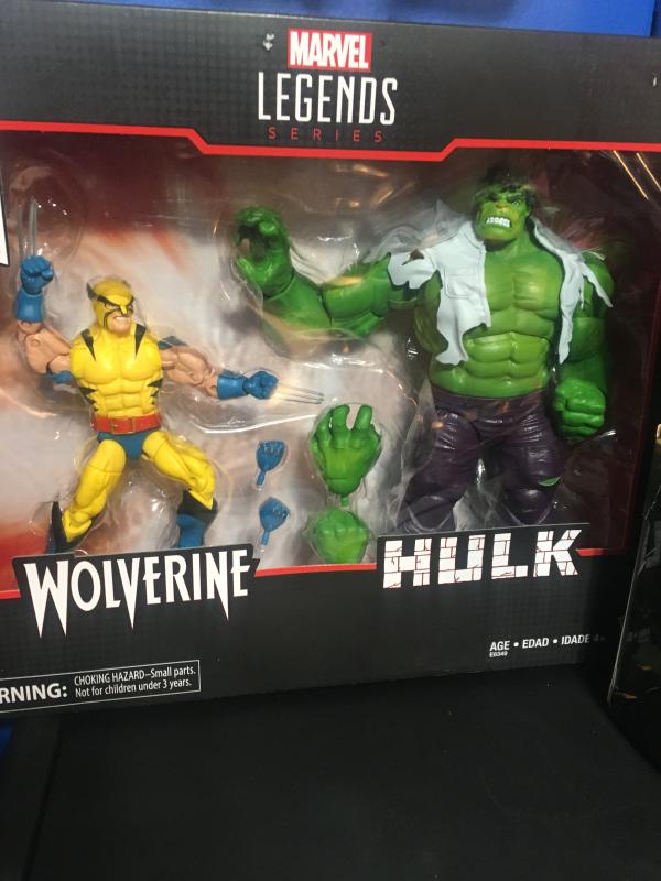 marvel legends wolverine hulk two pack