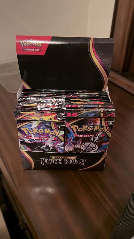 jet black pokemon booster box Pokémon TCG: Mega Evolution—Pitch Display : Toys & Games Twinkling city lights and a starry sky become obscured in darkness as Mega Darkrai ex arrives with mystery and malice Pokémon TCG: Mega Evolution—Pitch Black