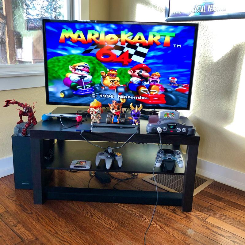 playing nintendo 64 on new tv