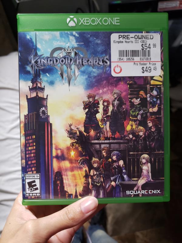 Kingdom Hearts III Xbox One Square Enix GameStop