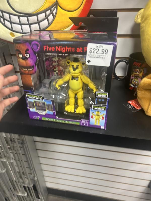 Five Nights at Freddy's Golden Freddy with Office 5-in Figure Set