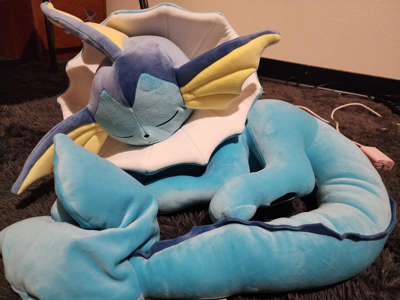 Big Large Vaporeon Plush Pokemon Life Size Vaporeon Plush Life
