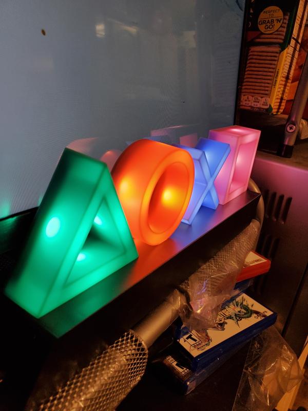 playstation icons flow lamp