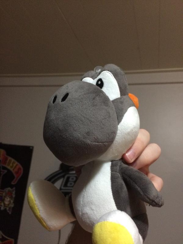 grey yoshi plush