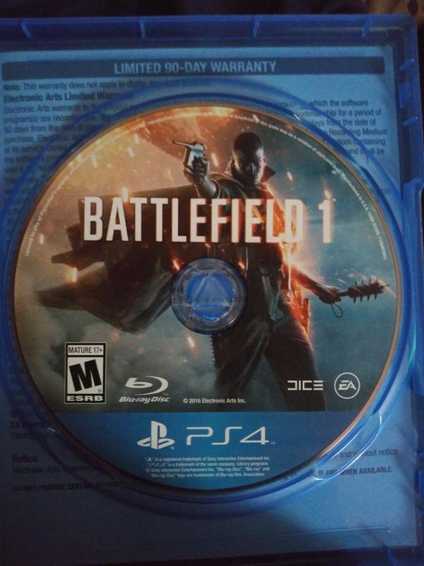 battlefield 1 gamestop ps4