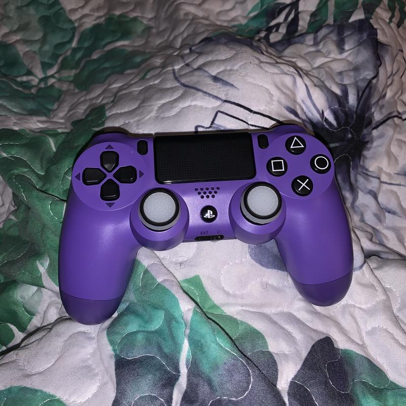 electric purple playstation 4 controller