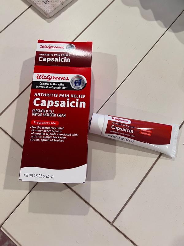 Capsaicin cream boots store