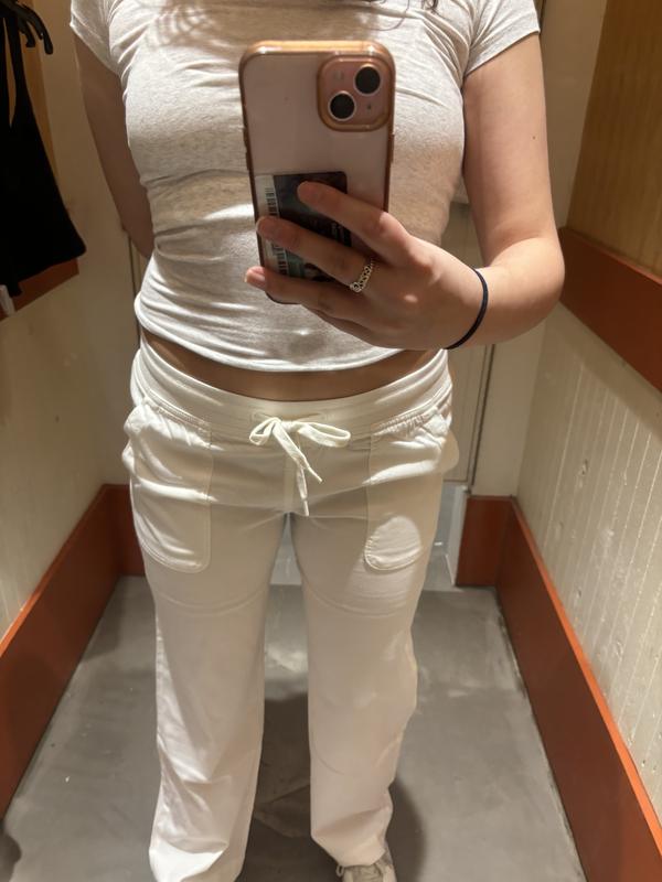 Small white wide leg sweatpants , amazing for sleep, - Depop