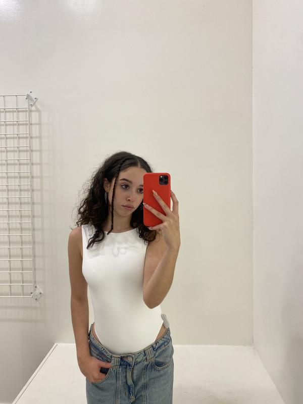Boat Neck Low Back Bodysuit