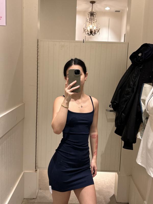 Sleek Scoop Cami Mini Dress