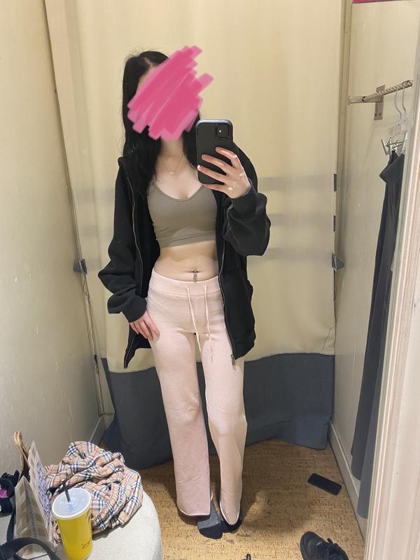 Straight Leg Pant Pink | Garage