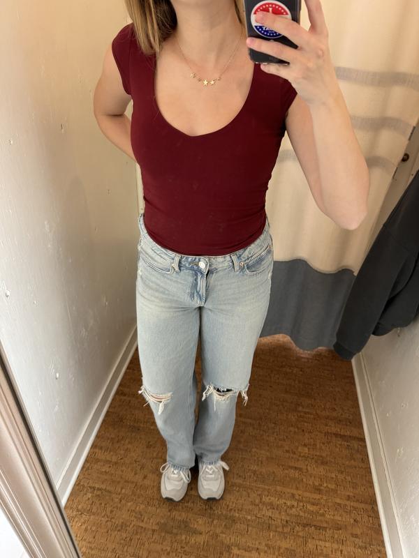 V-Neck Short Sleeve Top