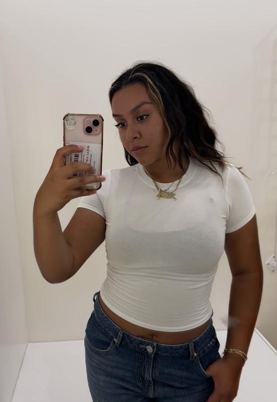 Crewneck Cropped T-Shirt