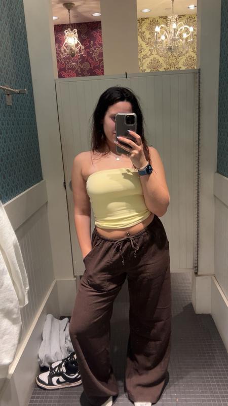Millie Linen Pull-On Pants