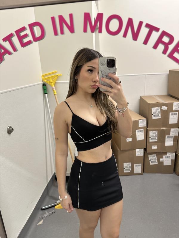 SoftActive Skort With Piping