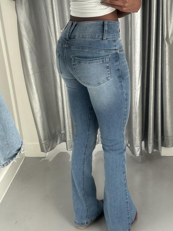 Low Rise Flare Jeans