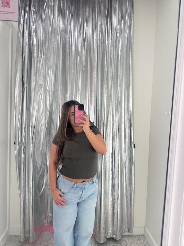 Crewneck Cropped T-Shirt