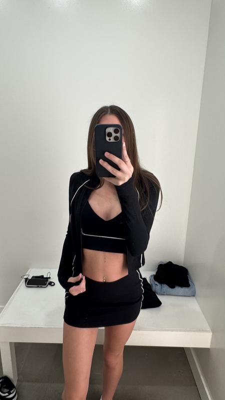 SoftActive Piping Zip Up