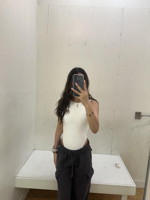Boat Neck Low Back Bodysuit